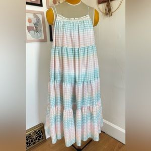 Pastel gingham  dress